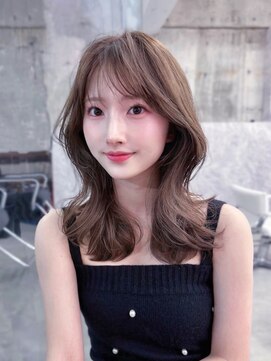 フィヴェント(Fivent) 美髪韓国レイヤーイメチェン似合わせチェリーブラウンミニウルフ