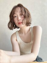 アンアミ オモテサンドウ(Un ami omotesando)&nbsp;【Un ami】ゆるっとカール ボブパーマ moeka