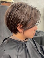 ハーシーバイアポロ 相模大野(HERSHE by apollo)&nbsp;xカット//ホワイトグレージュ/レイヤーカット/チェリーブラウン