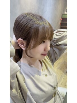 ノル(nol.) 顔まわりの印象が変わる　サイドバング＆フェイスレイヤー