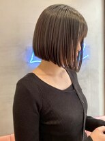 ロンドリゼル 札幌(Lond RiseL)&nbsp;オリーブグレー/ショート/前髪/レイヤー/髪質改善/縮毛矯正/札幌