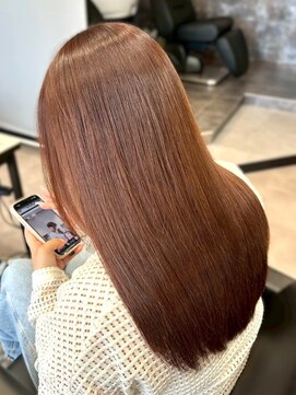 ロイオブジゼル(roi of GiseL) 髪質改善 トリートメント ピンクベージュ 透明感カラー 10代20代