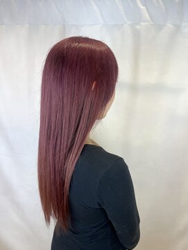 カシスピンク/ブリーチ/初ブリーチ/ダブルカラー