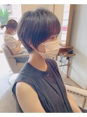 大人可愛い20代30代40代50代丸顔面長◎トレンドマッシュショート