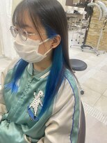 ファブ 千葉店(FaB)&nbsp;ミズイロインナーカラー/レイヤー/レイヤーカット