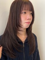 グラフ ヘアーズ ラボ graf hair's lab ザクザクレイヤー/透明感ブラウン