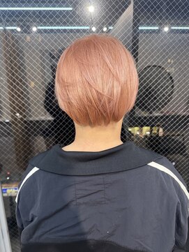 ラニヘアサロン(lani hair salon) オレンジカラー/ブリーチ/ハイトーン/オレンジベージュ