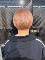ラニヘアサロン(lani hair salon) オレンジカラー/ブリーチ/ハイトーン/オレンジベージュ