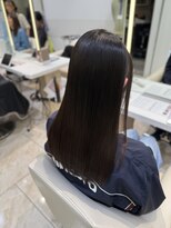 ケンジ 平塚 アネッタ(KENJE annetta) 艶髪ストレート 髪質改善カラー 髪質改善トリートメント