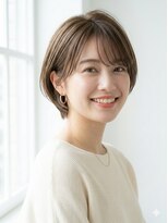 アイスバーグ ウェスト 清澄白河(eyesburg W/est)&nbsp;くびれショート/ショートボブ/ひし形/小顔ショート/前髪あり