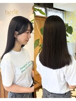 ファシー(faccie) 前髪顔まわり レイヤーカット