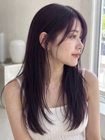 イルームバイリンクス 大宮(ILLUME by LINKTH)&nbsp;艶感ダークパープルロング×髪質改善ストレート