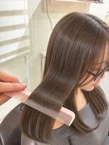 ナジュ 金山(NUJAR)&nbsp;カット+髪質改善ストレート+アメイジアカラー