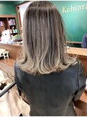 立体感バレイャージュハイライトkchiara川野直人福岡
