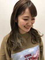 フロート 小阪店(float)&nbsp;インナーカラー_厚めバング,ローライト,デザインカラー