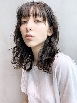 アルバム 銀座(ALBUM GINZA) ナチュラルウエーブ_ココアブラウンフリンジウェーブ_7981