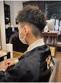 【IRIE HAIR赤坂】束感カット×フェードスタイル×アップバング