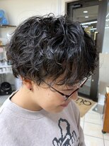 クオリス 上板橋店(QUALIS) ハードパーマ スパイラル カーリーヘア ガーリー ショート