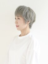 えがお美容室 【えがお美容室】60代にオススメ◎スイッチカラーでグレイヘアに