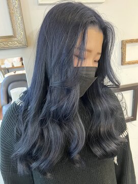 トロニー(TLONY) ブルーブラック　stylist/miaki