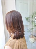 20代30代/大人かわいい/くびれヘア/韓国ヘア/レイヤースタイル