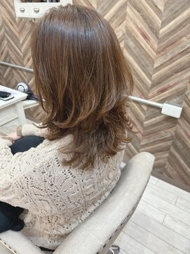 ヘアメイクゼロ 坂戸駅前店(hairmake zero) カット+ノンアルカリパーマ+Aujuaトリートメント