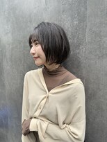 ロンド ストラーダ 心斎橋(Lond strada)&nbsp;シルキーベージュ×グレージュカラー【髪質改善/縮毛矯正】