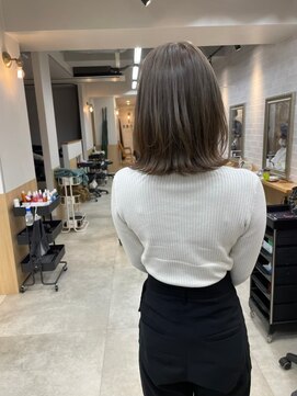 エニ 自由が丘(ENi) マチルダボブ/ピンクベージュ/インナーグレージュ[自由が丘駅]