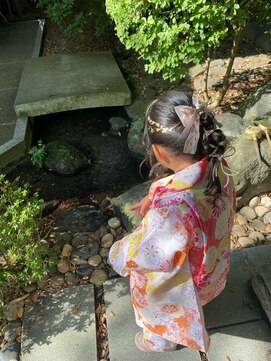 牛若丸ジャパン(Japan) 七五三アレンジ3歳