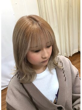 ニーナ ヴィジョン(NINA visioN) オフ+ダブルカラー+カット+トリートメント