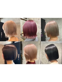 <トレンド×似合わせ>タッセルボブ&切りっぱなしボブで360°綺麗なシルエットを再現![藤沢/藤沢駅/学割U24]