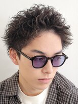 原宿スパイキーショートアップバングツイストスパイラルパーマ