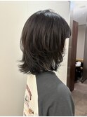 ◆ミディアムレイヤー/レイヤーカット/銀座/ウルフカット/黒髪