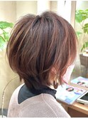 【コトノハ】顔周りレイヤー秋色大人髪　20代30代40代50代60代