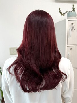 ルーナ(Luna) ブリーチで作る透けるカシスカラー