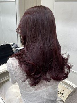 シーン(seen) 【ピンクブラウン】小顔くびレイヤーカットだゆしょく