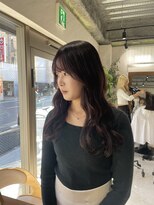 クム 横浜(qumu)&nbsp;【qumu】ラベンダー×顔まわりカット