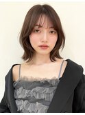 ブリーチなし大人ショートカットレイヤーカット前髪フルバング