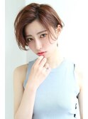 【ROSE】ショートボブ＿センターパート＿マッシュウルフ