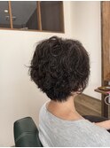 くせ毛活かしショートボブ