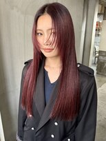 ロイジー(roijir)&nbsp;表参道roijir×レッドカラー×顔まわりレイヤー