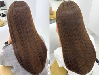 アイニ 河内小阪店(aini)の写真/後ろ姿にも自信が持てるような、輝くうるツヤ髪になりたい方へ！エイジングケアに特化した髪質改善TR
