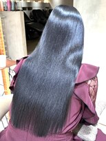 ブリーチなしチェリーブラウン髪質改善縮毛矯正酸性ストレート