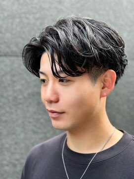 クオルヴィラ 立川北口(QOL villa) センターパートニュアンスパーマフェザーパーマ