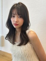 ユーフォリア 渋谷グランデ(Euphoria SHIBUYA GRANDE)&nbsp;レイヤーカット　ベージュカラー　顔まわりカット