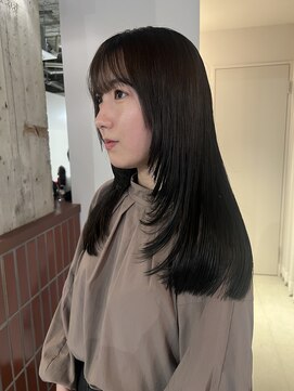 トッド(tod) グレージュ　オリーブベージュ　髪質改善　透明感カラー　丸の内