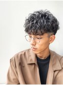 20代30代40代　モテ黒髪マッシュパーマ＃55