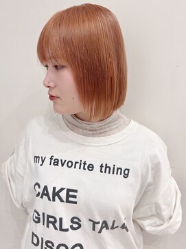 ビューシンサイバシ(VIEW SHINSAIBASHI) デザインカラーハイトーン前髪レイヤーカットイメチェン10代20代