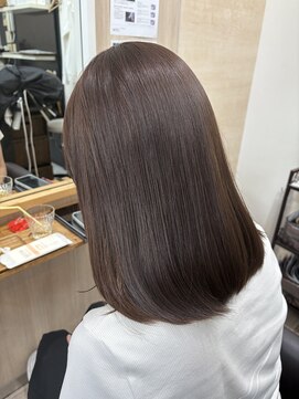 アーチフォーヘアー(a rch for hair) ブリーチなしダブルカラー○透け感シナモンブラウン