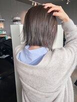 ヘアーエスクールシーユー 枚方T-SITE店(hair S.COEUR×Cu)&nbsp;丸くないボブ/ヘイリーボブ/切りっぱなしボブ/大阪枚方美容室